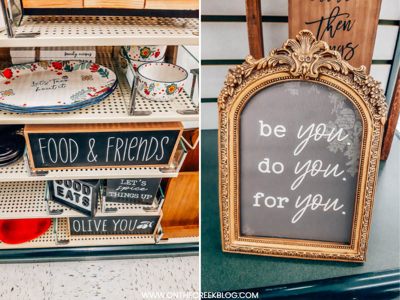 cute home decor from hobby lobby | On The Creek Blog // www.onthecreekblog.com