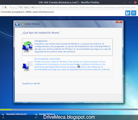 Instalando maquina virtual KVM de Windows