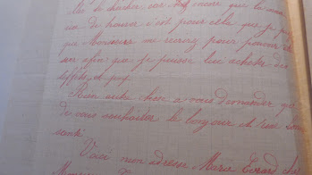 Lettre de Marie Evrard