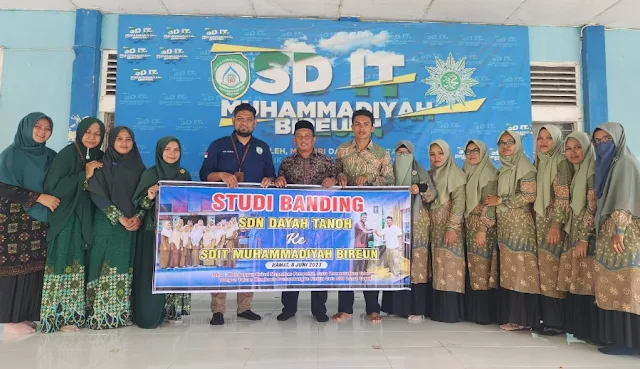 SD N Dayah Tanoh Studi Banding SDIT Muhammadiyah Bireuen
