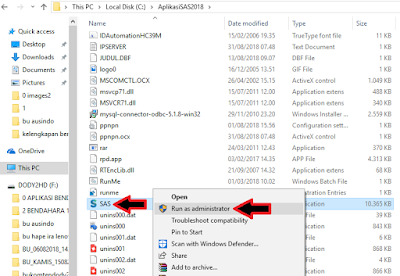  Pada artikel ini kita akan membahas mengenai  Cara Memindahkan aplikasi SAS Ke Komputer atau Laptop Lain Terbaru