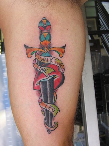 2012 Top Knife Dagger Tattoos Pictures