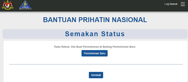 Semakan Status BPN Melalui LHDN