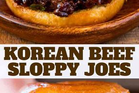 Korean Beef Sloppy Joes 