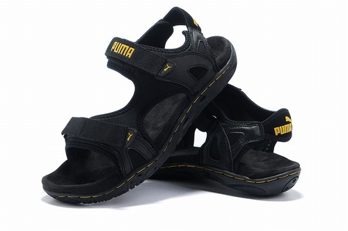 Puma+9040+Beach+Sandals+Men+shoes+black+yellow+3.jpg