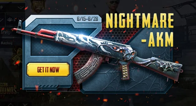 How to get NightMare-AKM in PUBG Mobile Lite
