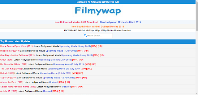 Top Hindi Hollywood and bollywood movies downloading sites in 2019