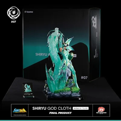 Estatueta de Shiryubde Dragão (Armadura Divina) - Tsume-Art