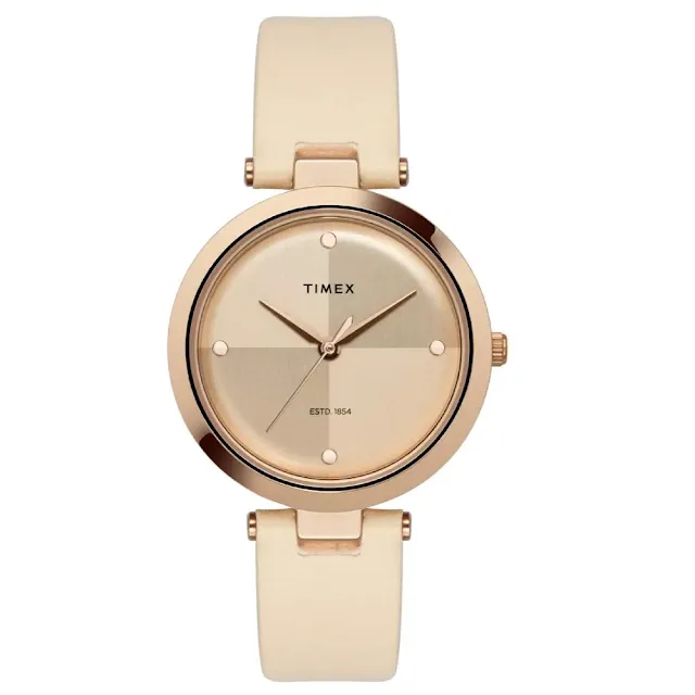 TIMEX Analog Rose Gold Dial Women's Watch