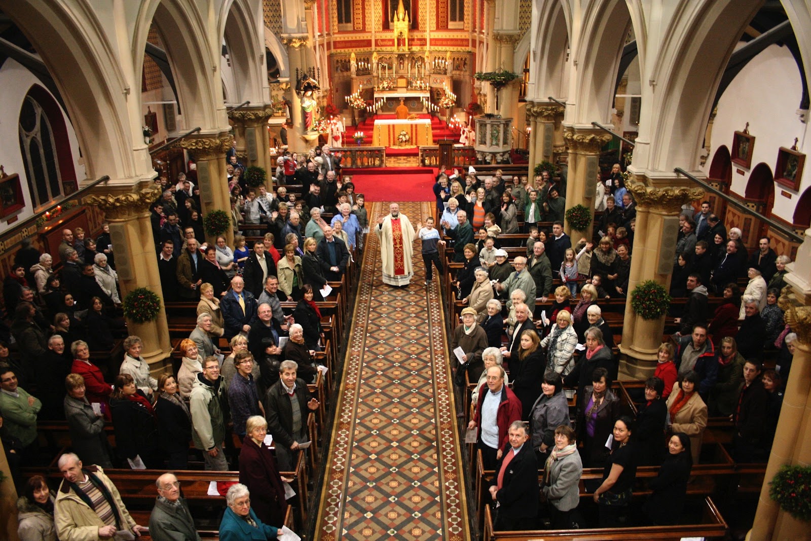 Christmas Eve at Sacred Heart, Hanley