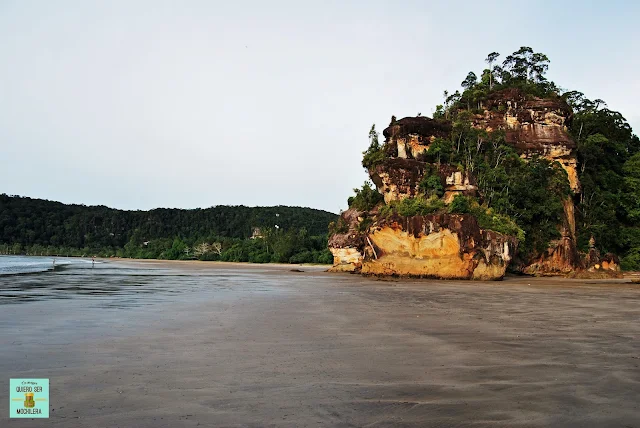 Playa T. Assam en Parque Nacional de Bako (Borneo, Malasia)