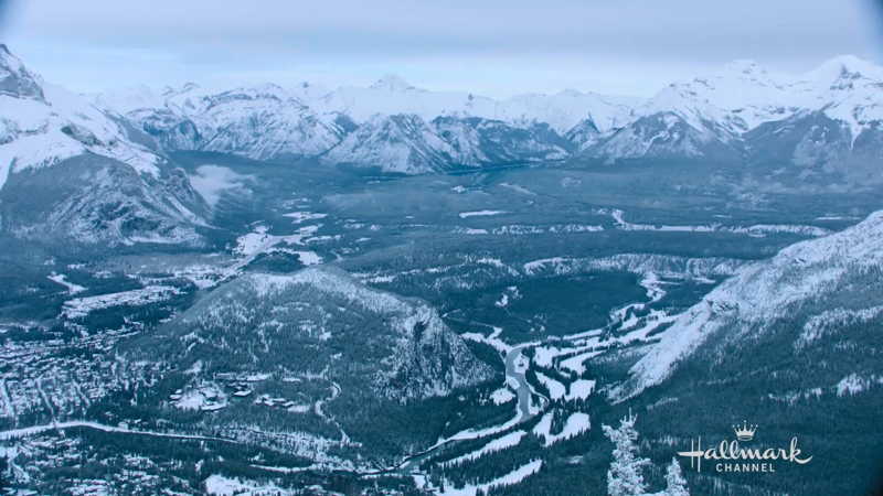 Banff National Park snowed landscape
