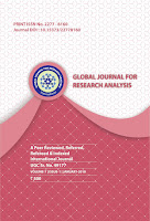 GJRA - Global Journal For Research Analysis