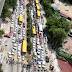 Caos y congestionamiento vìal en Acapulco