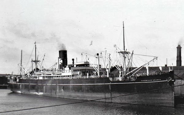 SS Hardwicke Grange, sunk on 12 June 1942 worldwartwo.filminspector.com