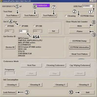 Cara Reset Printer Canon IP980