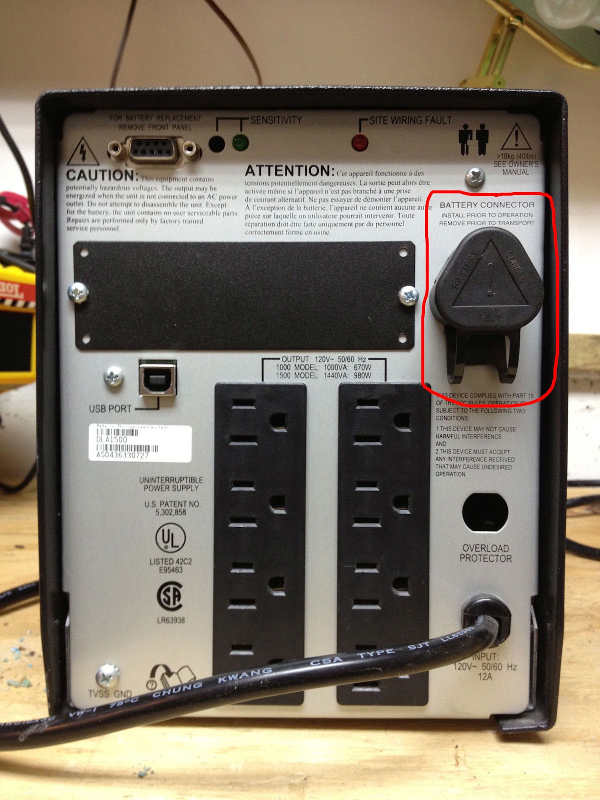 How To Replace The Battery In An Apc Smart Ups 1500 Share Your Repair