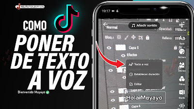 Poner texto a voz tiktok