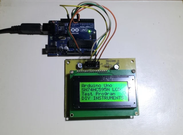 Making A SPI 16x4 Character LCD With SN74HC595N For Arduino PIC And AVR