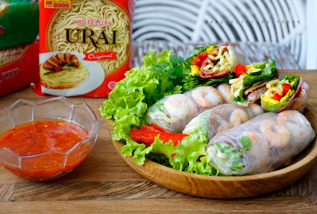 Vietnamese Spring Rolls (dengan mi Urai)