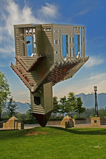 church building, upside down, hill, future church