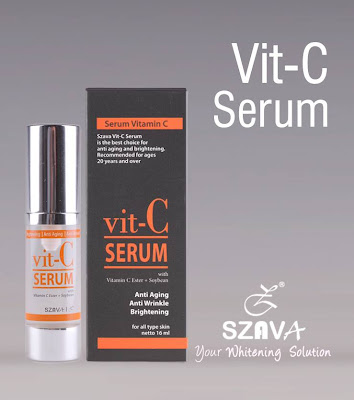 vit c serum, vitamin c serum, szava cosmetic, szava cosmetik, szava kosmetik, serum wajah, vit c pantip, menghilangkan keriput, mencegah keriput