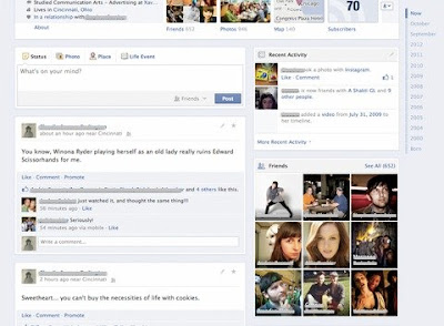 Facebook testing Timeline redesign