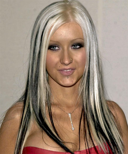 Christina Aguilera Black Hair christina aguilera hairstyle