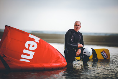 Matthieu Girolet sur un Tour de France en Kitefoil