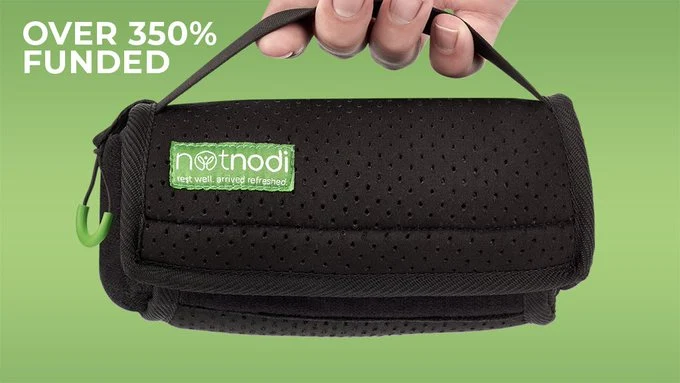 NotNodi® - The travel pillow that's not just a pillow Keeps your head in a comfortable and healthy position during air travel, train rides and road trips. Travel rested.