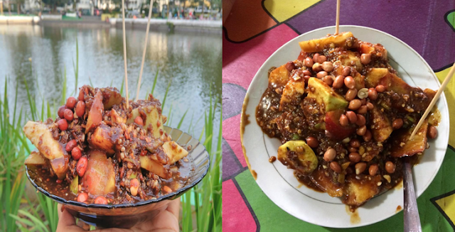 Rujak Kolam. Medan, Indonesia 