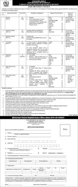 cabinet-secretariat-establishment-division-jobs-2020-islamabad-apply-online