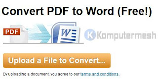  ini sanggup  teman gunakan untuk merubah pdf ke word tanpa harus menginstall software atau ap 13 Website / Situs Convert PDF ke Word Online (Gratis)