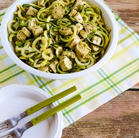 Be recipe Pesto  Can (Low Salad noodle chicken Gluten Chicken zucchini   Noodle Carb, Zucchini Free,