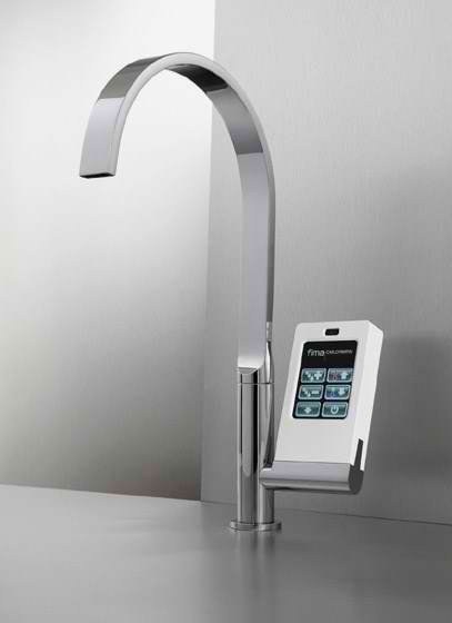 Touch-screen with icons faucet The Latest Technology by Fima