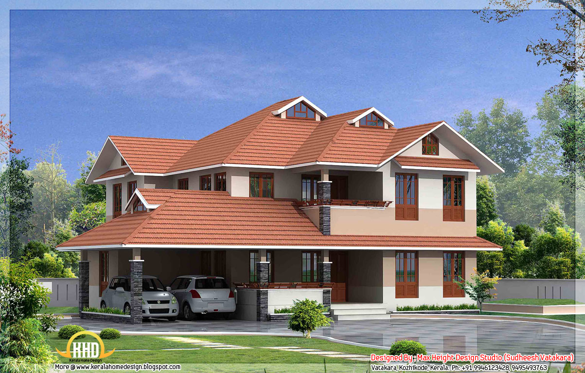 7 beautiful Kerala  style  house  elevations Kerala  home  