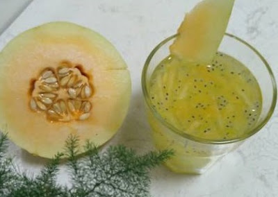 Resep Es Melon Lemon Selasih Segar