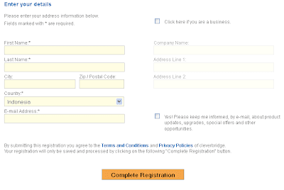 registration sytem tweaker