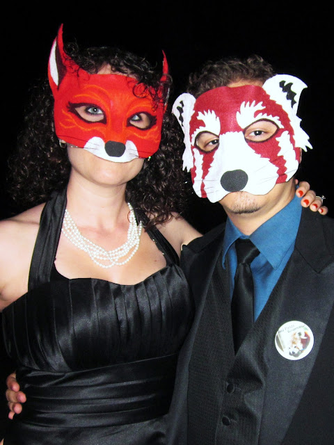 Fox Mask and Red Panda Mask