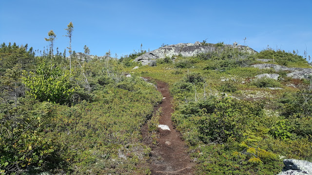 Sentier vers le mont des Morios