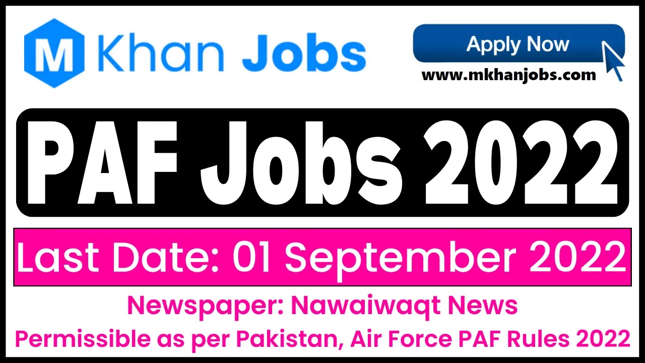 PAF Latest Jobs in Shorkot Punjab