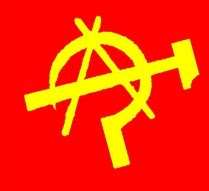 A circulated own anarchist movement with the hammer and sickle of Bolshevism, anarchism, anarchist, anarchists, such as Marxism, Communism Libertarian, ignorance,Of what happens when you do not learn.  For some time this part are mainly online, a number of symbols associated with libertarian communism product of ignorance of some members, such symbols combine to own the anarchist movement circulated with the sickle and hammer of Bolshevism, which can only come from ignorance of libertarian communism both as Marxism. A sample of the symbols:   A circulated own anarchist movement with the hammer and sickle of Bolshevism, anarchism, anarchist, anarchists, such as Marxism, Communism Libertarian, ignorance Imagen These symbols are not libertarian communism (or anarcho-communism), let's see why. 1-The Libertarian Communism have as a parent to little known Italian anarchist Carlo Cafiero (1846-1892). In his book Anarchy and Communism, written in 1880, a revision to the collectivism of Bakunin, claiming that the theory of labor value (society is obtained from the proportional to what has been produced, which, means of production are collective, but the produce is individual) would produce an unequal society, with class distinctions (between skilled and awkward), undesirable for anarchism. Later Peter Kropotkin (1842-1921) met Cafierto and matured his ideas. Postings in 1892 The Conquest of Bread, key work that would define libertarian communism, showing a society based on the principle of need (I produced is distributed according to need, as communal being both the means of production as the products themselves, which achieves a totally egalitarian society). Libertarian communism is opposed to the dictatorship of the proletariat itself of Marxism as a point to reach egalitarian society, like the rest of the anarchist movement.  Libertarian communism is therefore a branch of anarchism, anarchist product of thought, not a synthesis of Marxist theory. In fact, it does not incorporate any of Marxist theory, as it defends the labor value and the existence of money in the early stages of socialism, something that is not shared with libertarian communists.  The 2-circle-symbol was not used by the anarchist movement until the late 1960s. The symbol of the hammer and sickle began to be used by the Bolsheviks (Marxist) Russians in 1917, symbolizing the revolution uniting peasants and workers. Both symbols are as much after the birth of libertarian communism. The symbols found above are the product of people who, knowing the origins of libertarian communism, thinking it was the synthesis of anarchism and Marxism, have decided to create a symbol that represents a misconception.  The 3-libertarian communism name comes from the synthesis, but the opposition, often being called Marxism by anarchists as "Authoritarian Communism".  4-Nor is the synthesis of communism and anarchism Maxismo theory known as Libertarian, since this theory defends the dictatorship of the proletariat, though, giving less importance to the game and more to groups and workers councils, forming structures libertarian (but not antitautoritarias, as in the case of anarchism). Marxism is therefore a branch of Marxism Libertarian that has nothing to do with anarchism.  From all this it follows that the symbols seen before are fruits of error and ignorance as to the theory which claims to defend, or at least, in terms of knowledge about the history of the theory. Avoid Pot draw things this way.  Libertarian Communism has no symbols themselves, although often used the classic symbols of anarchism (The black flag, the circle-, black star), or anarcho-syndicalism (rojinegra iconography).