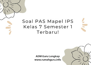 soal pilihan ganda ips kelas 7 semester 1 beserta