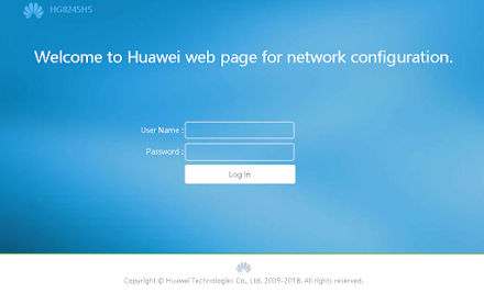 Modem Wifi HUAWEI  password