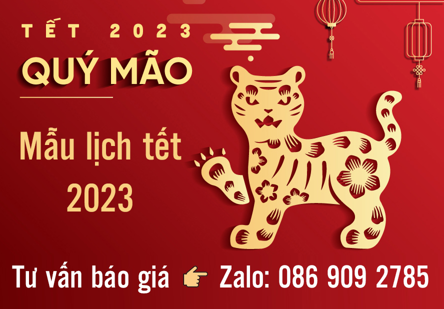 MẪU LỊCH TẾT 2023