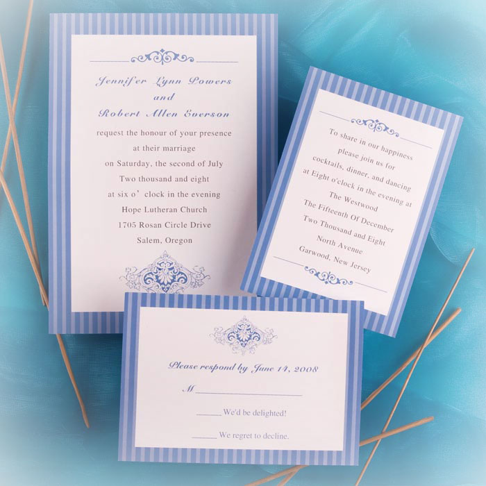 Wedding invitations can represent or return the theme of your wedding 