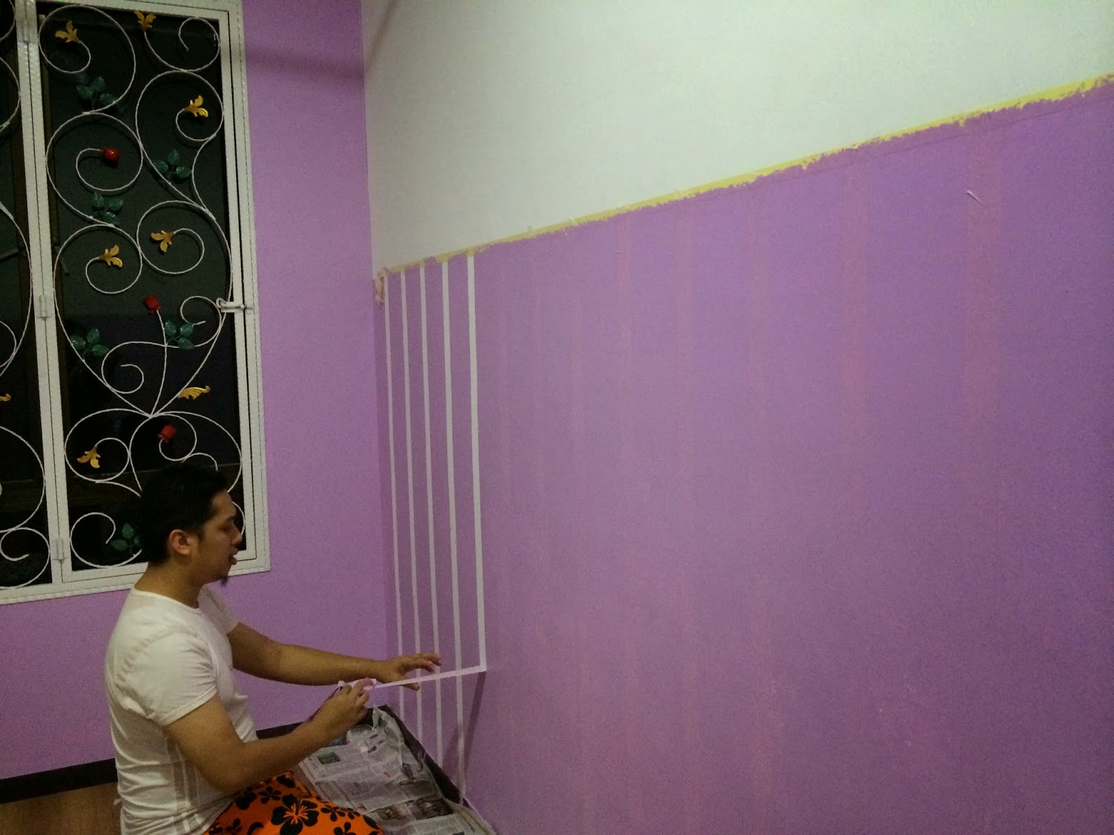 It s about LIFE Hias bilik deco cat  wallpaper  DIY
