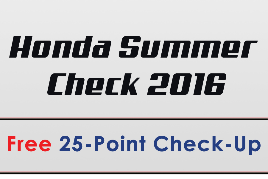 Honda Summer Check 2016