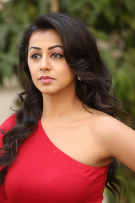 Nikki Galrani hot in red sizzling photos