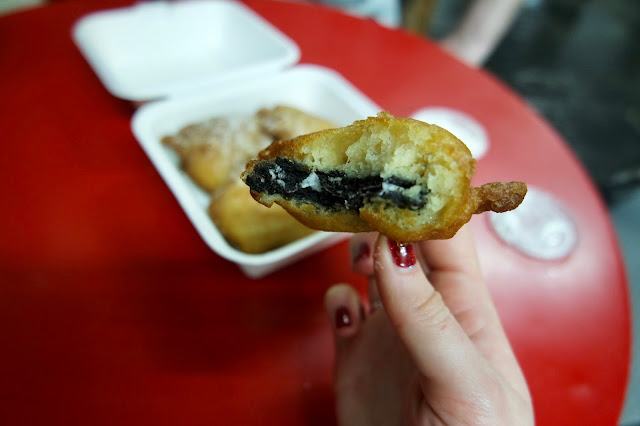 New York Chelsea Market Creamline Deep Fried Oreos Travel Blog